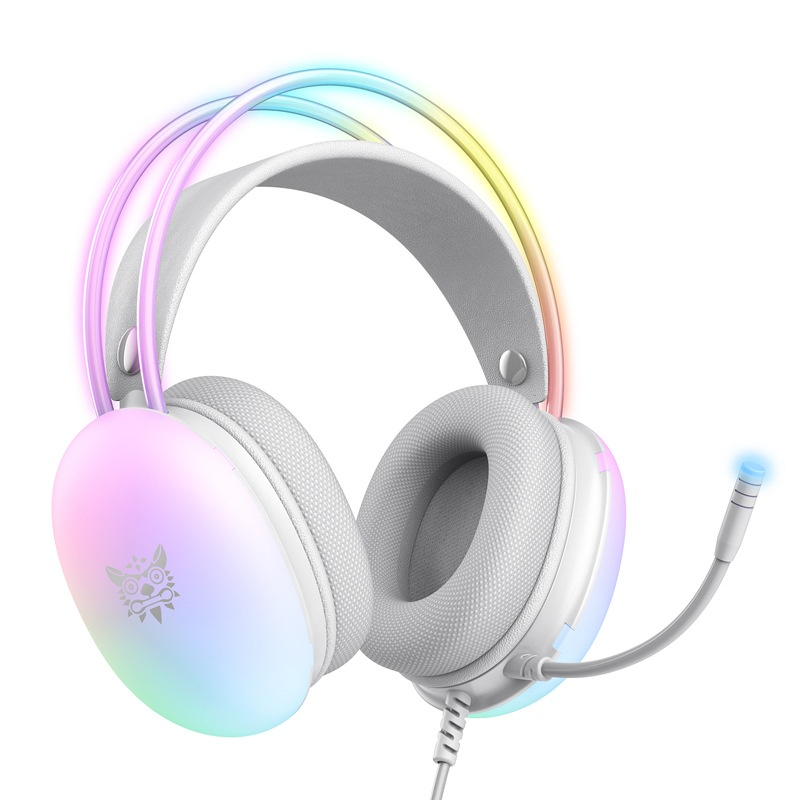 Căști Gaming RGB cu Microfon Integrat