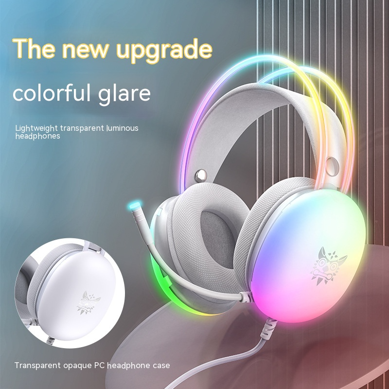 Căști Gaming RGB cu Microfon Integrat