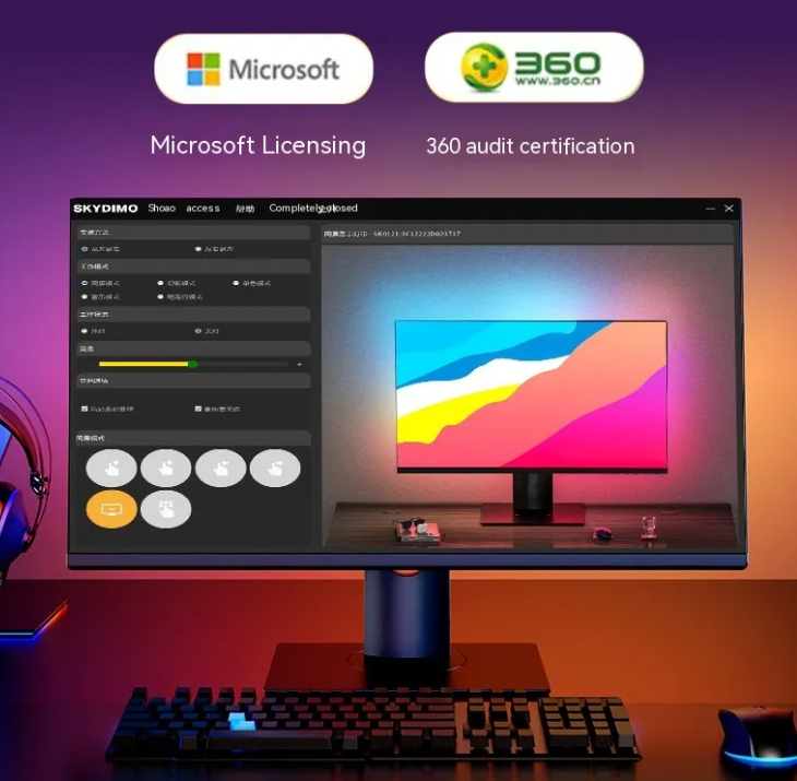 Bandă LED RGB pentru Monitor – Iluminare Ambientă Esports